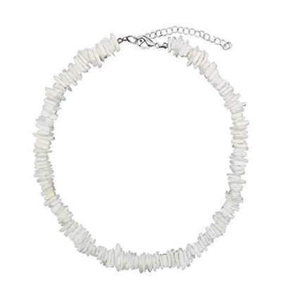 Puka Shell Necklace for Men Women Beachy Beaded Summer Pooka Choker Summer Necklace for Girls Boys